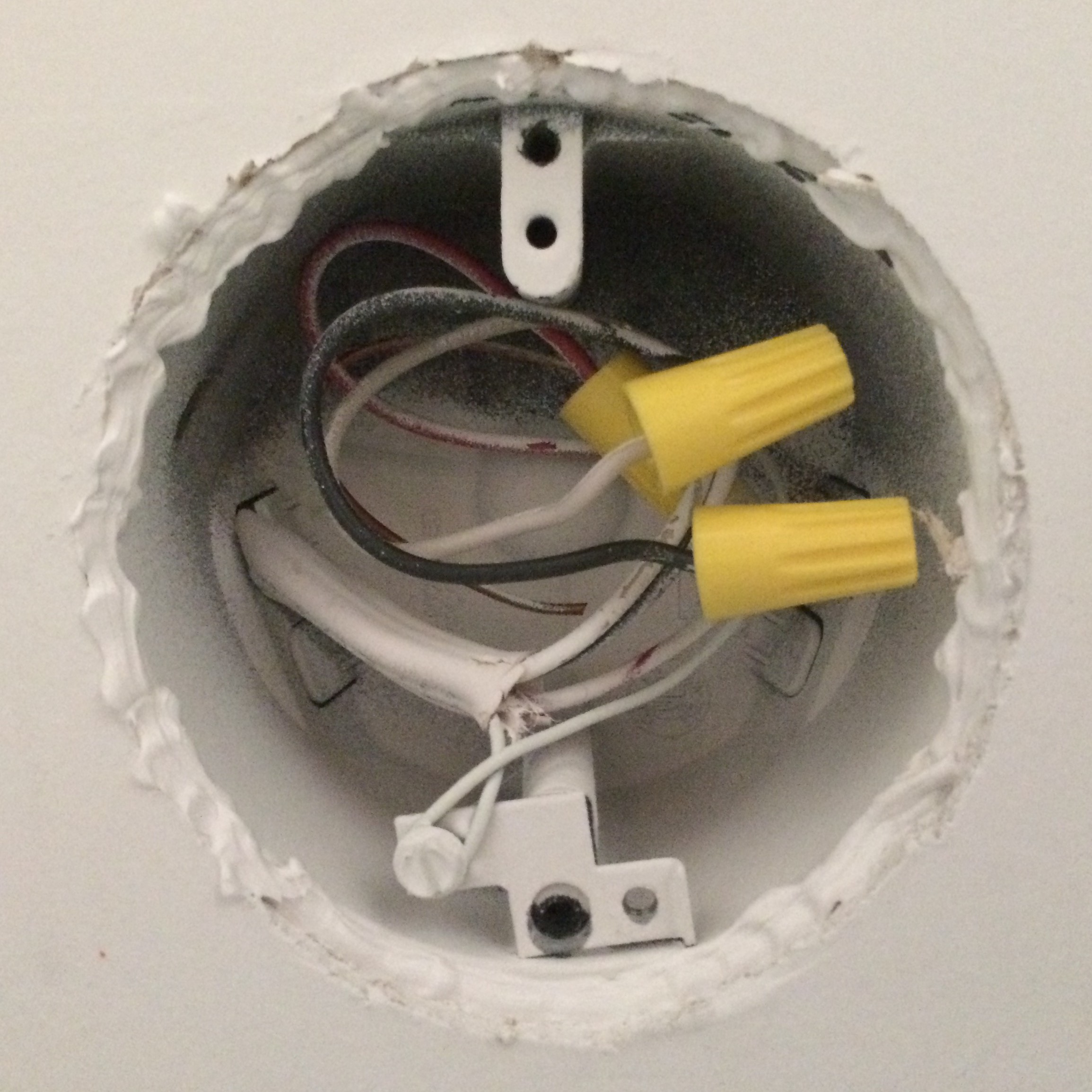 Sealed around junction box